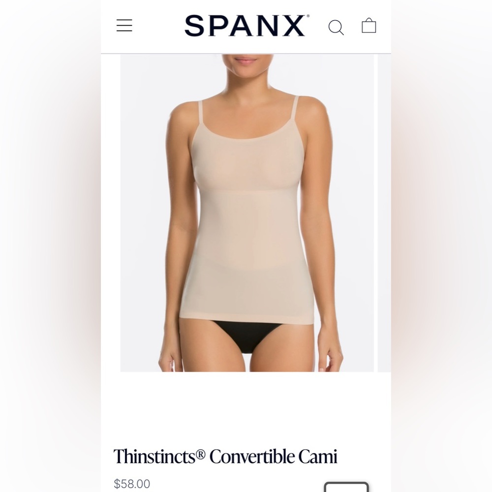 Spanx Thinstincts® Convertible Cami Size Large